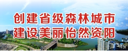 艹艹艹操网创建省级森林城市 建设美丽怡然资阳